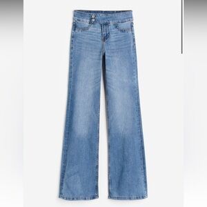 H&M divided flared low jean